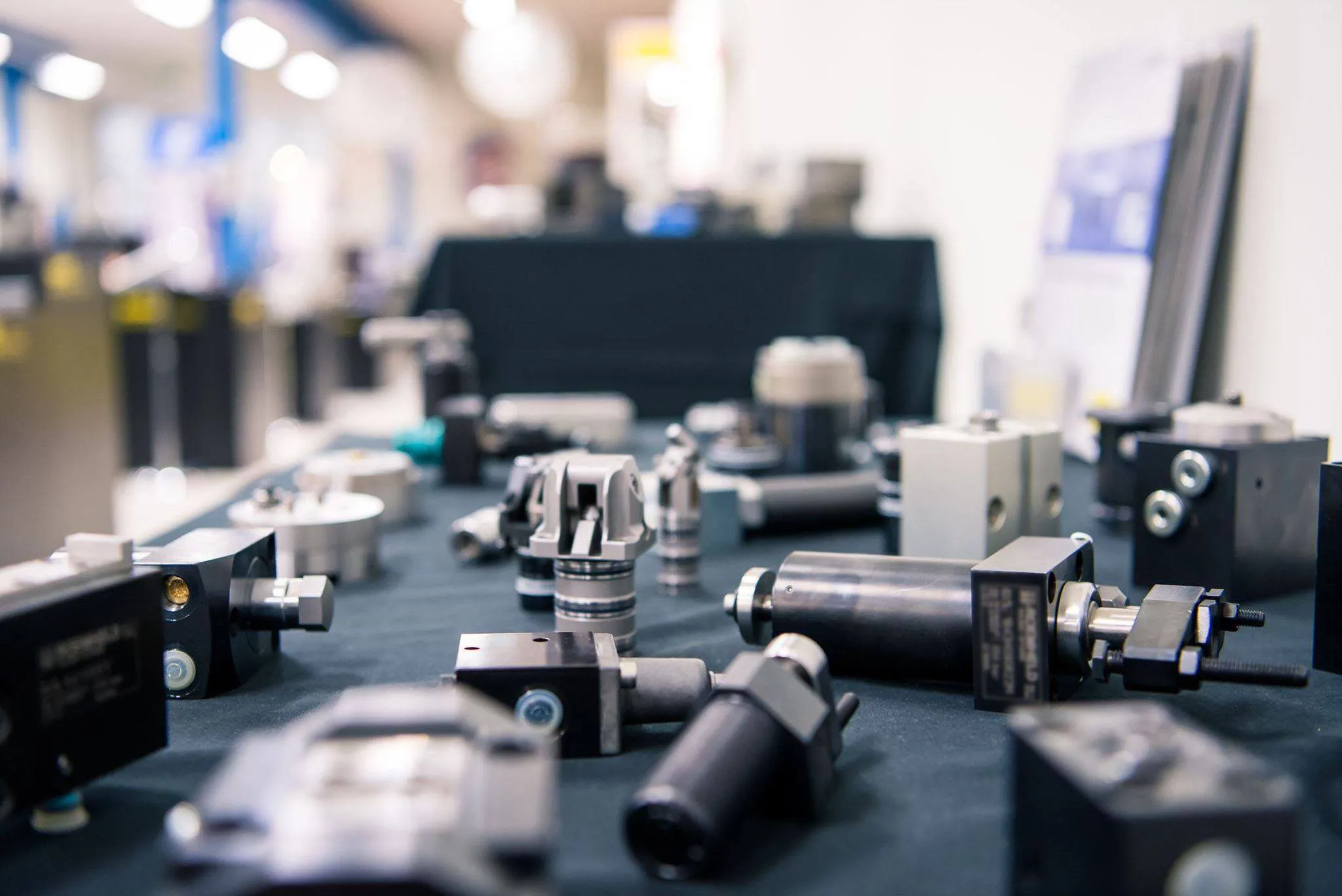 Mix of machine parts